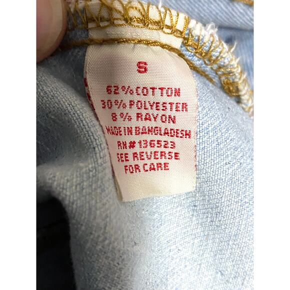 Brooklyn Cloth Jean Denim Jacket Button Front Flap Pockets Light Blue Mens S - Picture 10 of 11